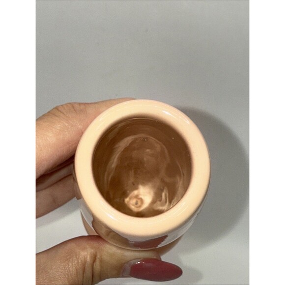 Fiesta Bud Vase in Apricot | Fiestaware Peach Small Flower Display Vase Retired - Picture 4 of 6